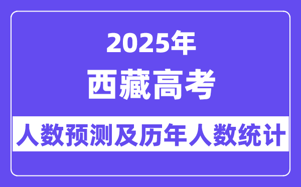 2025年西藏高考人數(shù)預(yù)估多少？