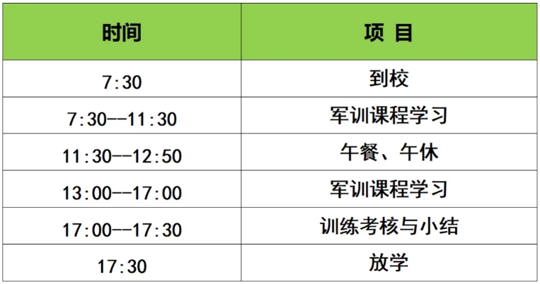 高中軍訓(xùn)多少天,高一開(kāi)學(xué)軍訓(xùn)一般多長(zhǎng)時(shí)間